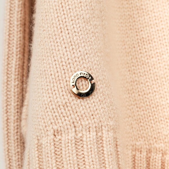 Loro Piana Cream Cashmere Open-Front Shawl Cardigan - Picture 7 of 9